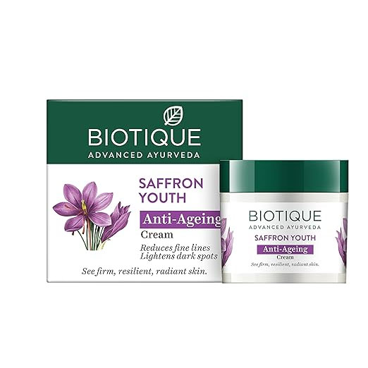 Biotique Bio Saffron Dew Youthful Moisturizer 50g